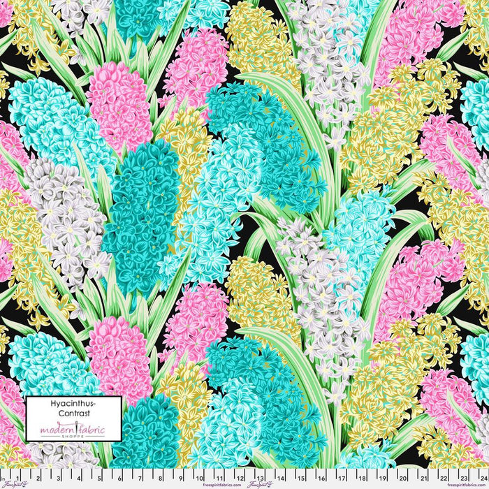 PRE-Order Kaffe Fassett August 2023 Collective- Hyacinthus- PWPJ123.CONTRAST- Half Yard - Modern Fabric Shoppe