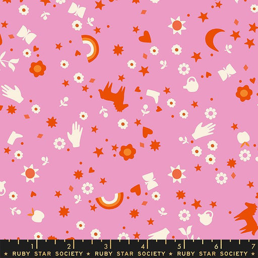 PRE-ORDER Meadow Star by Alexia Marcella Abegg- Dreamland RS 4099 16- Daisy- Half Yard- February 2024 - Modern Fabric Shoppe
