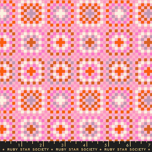 PRE-ORDER Meadow Star by Alexia Marcella Abegg- Granny Square RS 4101 17- Merry- Half Yard- February 2024 - Modern Fabric Shoppe