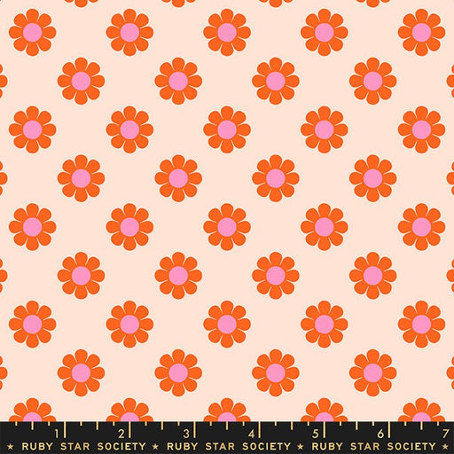 PRE-ORDER Meadow Star by Alexia Marcella Abegg- Honey Pie RS 4100 12- Peach- Half Yard- February 2024 - Modern Fabric Shoppe