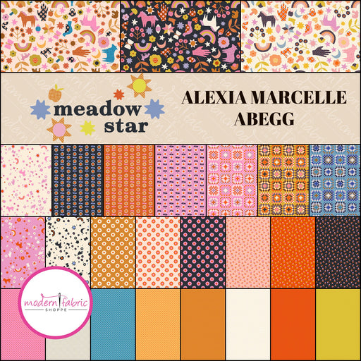 PRE-ORDER Meadow Star by Alexia Marcelle Abegg- Half Yard Bundle- February 2024 - Modern Fabric Shoppe