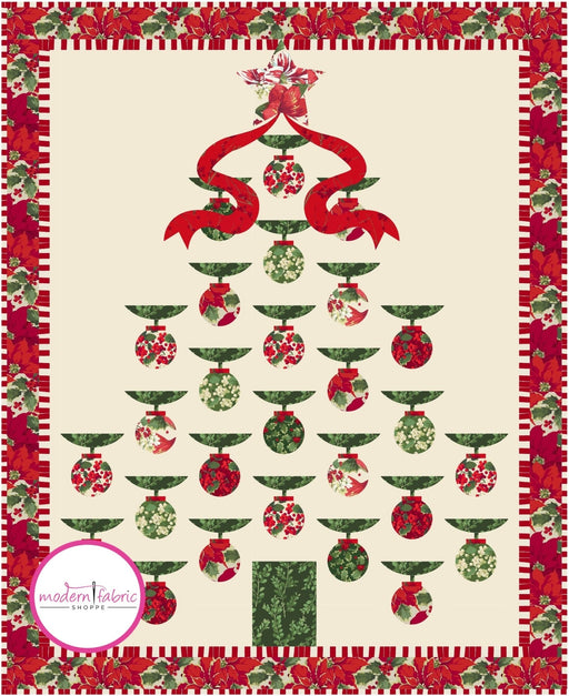 PRE-ORDER O WInterberry Tree Quilt Kit featuring Winterberry by Martha Negley- June 2024 - Modern Fabric Shoppe