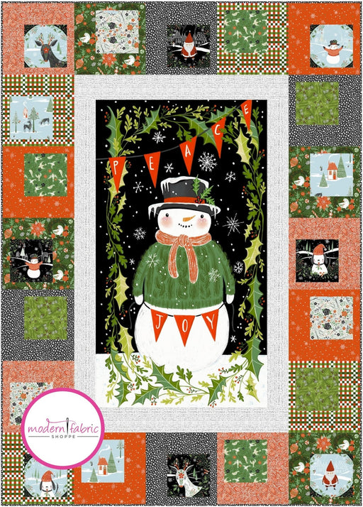 PRE-ORDER On A Jaunt Quilt Kit featuring Winter Joy by Cori Dantini- June 2024 - Modern Fabric Shoppe