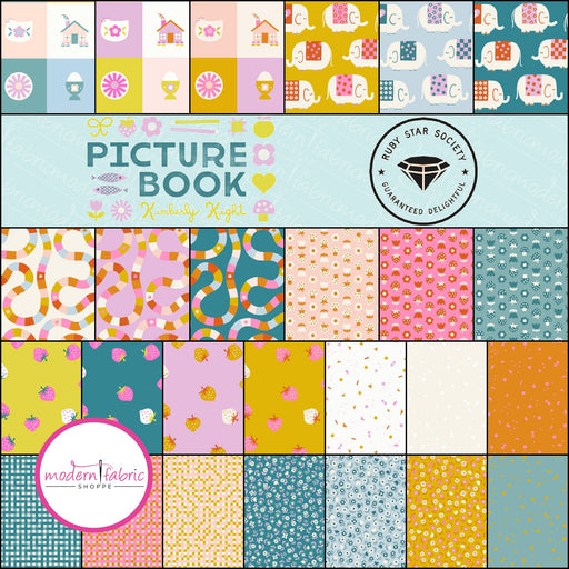 PRE-ORDER- Picture Book- Kimberly Kight- Fat Quarter Bundle- June 2024 - Modern Fabric Shoppe