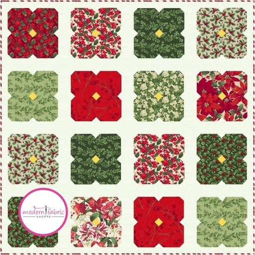 PRE-ORDER Sweet Pea Quilt Kit featuring Winterberry by Martha Negley- June 2024 - Modern Fabric Shoppe