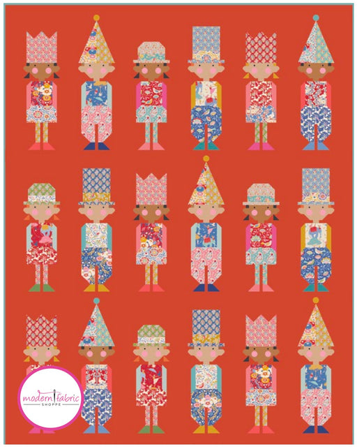 PRE-ORDER- Tilda- Jubilee- Birthday Party Quilt Kit- Rust- February 2024 - Modern Fabric Shoppe