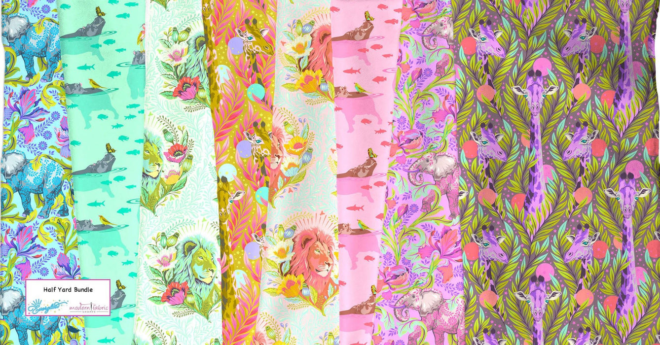 PRE-ORDER Tula Pink Everglow- Half Yard Bundle - Modern Fabric Shoppe