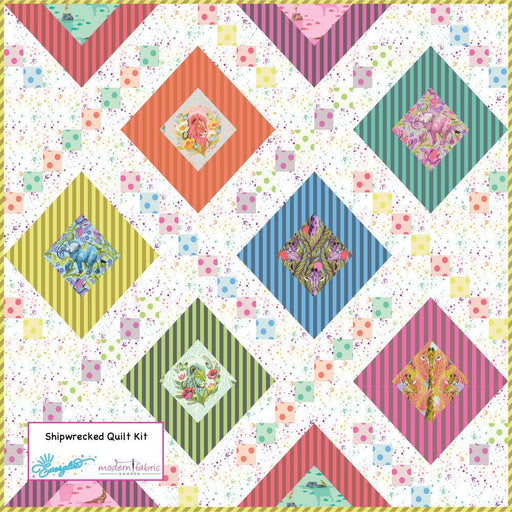 PRE-ORDER Tula Pink- Everglow- Shipwrecked Quilt Kit- APRIL 2023 - Modern Fabric Shoppe