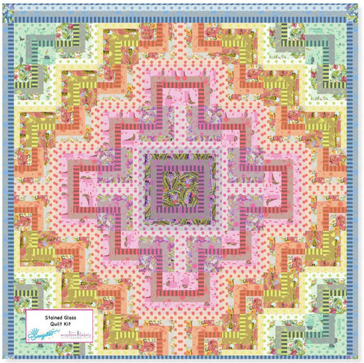 PRE-ORDER Tula Pink- Everglow- Stained Glass Quilt Kit- APRIL 2023 - Modern Fabric Shoppe