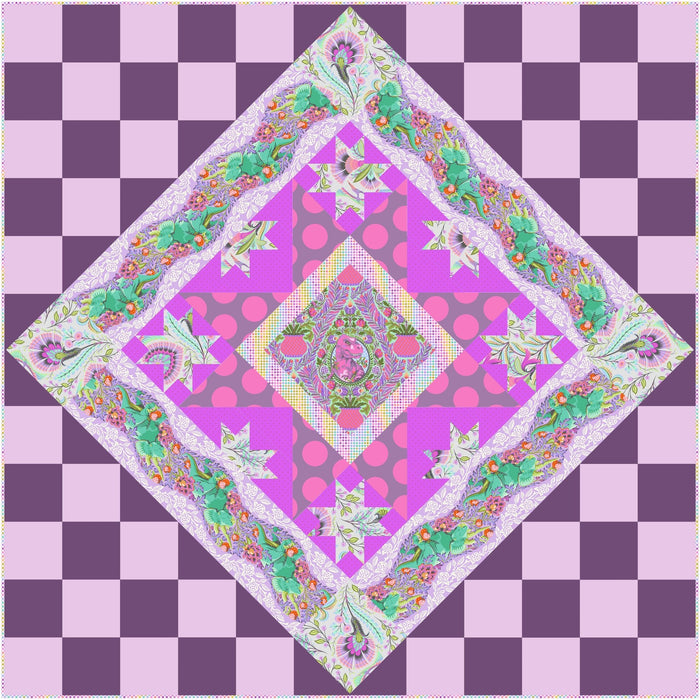 PRE-Order Tula Pink- Roar- Aster Quilt Kit-Moonflower APRIL 2024 Delivery - Modern Fabric Shoppe