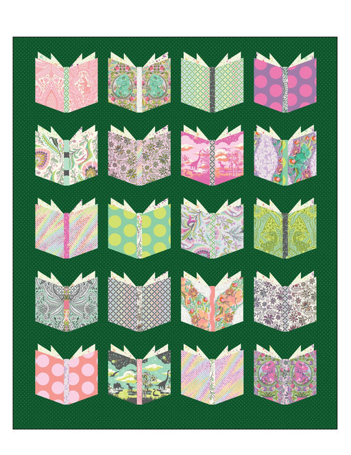 PRE-Order Tula Pink- Roar- Book Nerd Quilt Kit-Lilypad APRIL 2024 Delivery - Modern Fabric Shoppe
