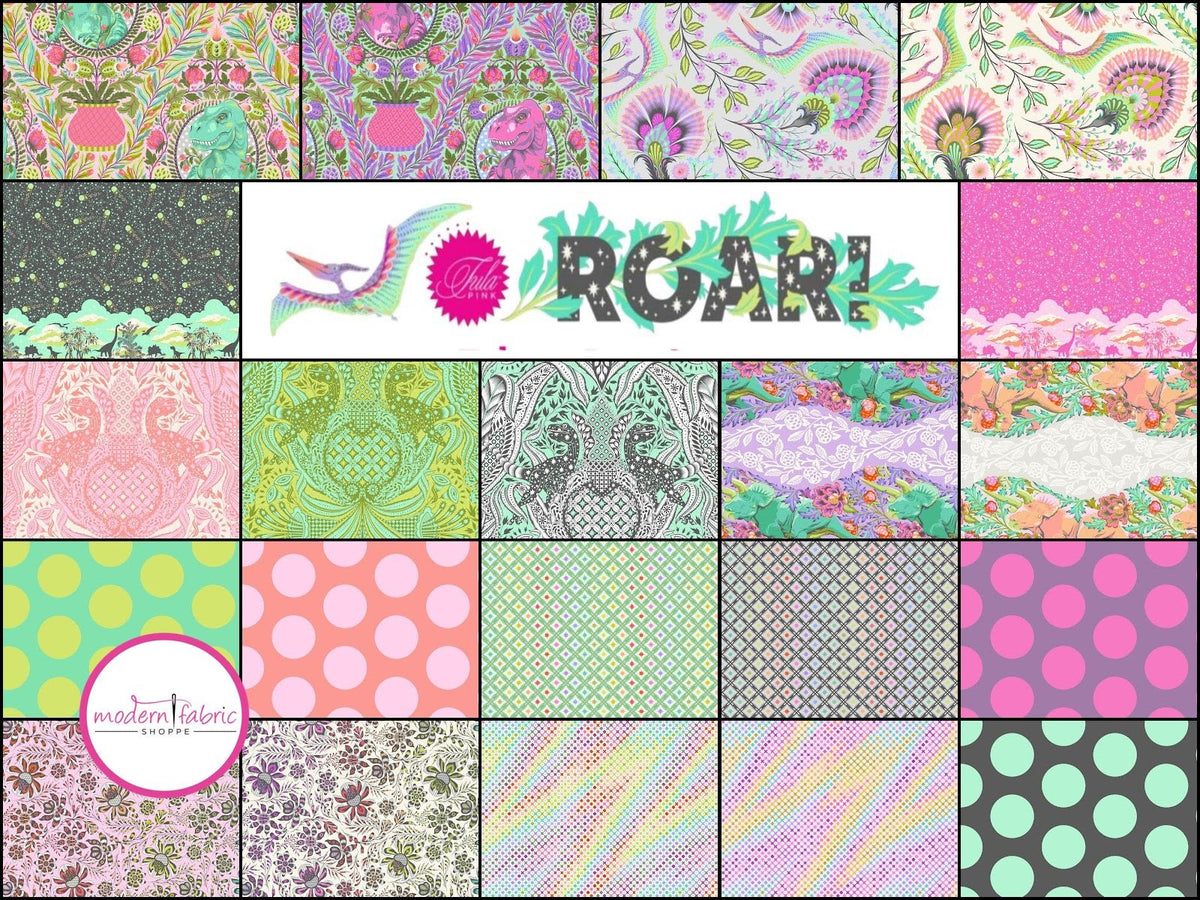 PRE-Order Tula Pink Roar- Half Yard Bundle- April 2024 - Modern Fabric ...