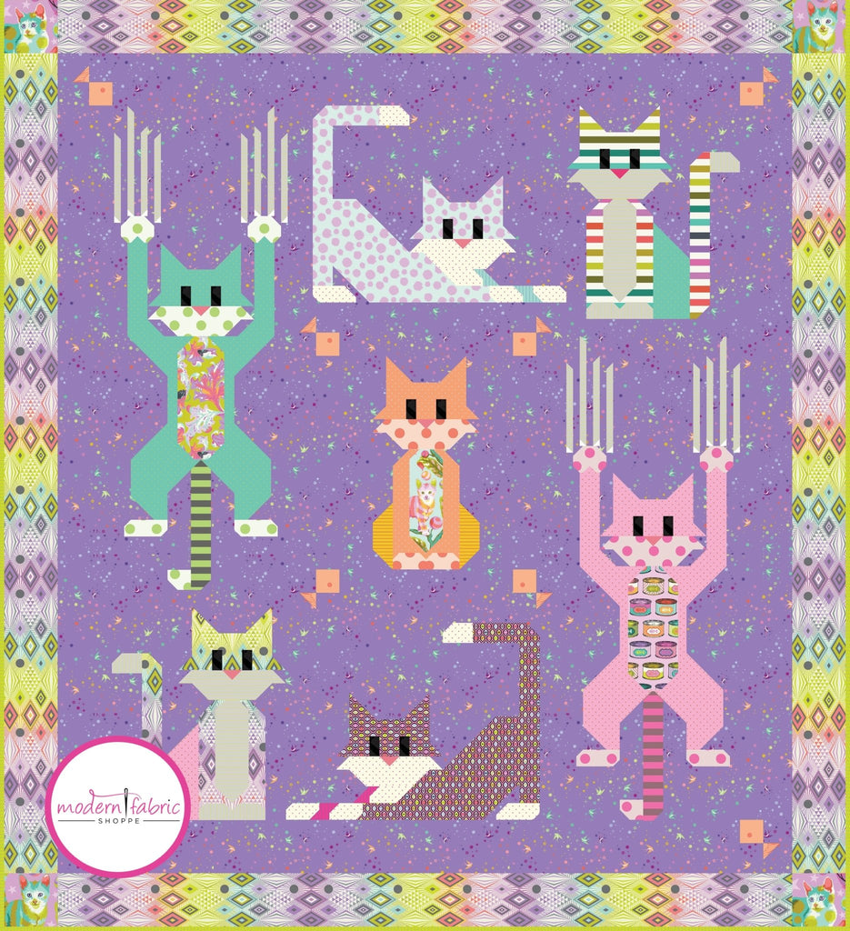 Cat Lady Quilt Pattern deals and Fabric Kit