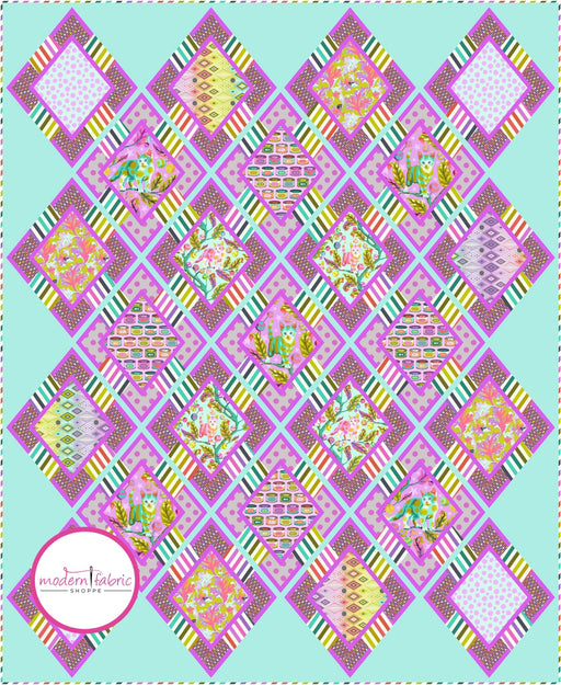 PRE-Order Tula Pink- Tabby Road- Cats Cradle Quilt Kit- July 2024 Delivery - Modern Fabric Shoppe