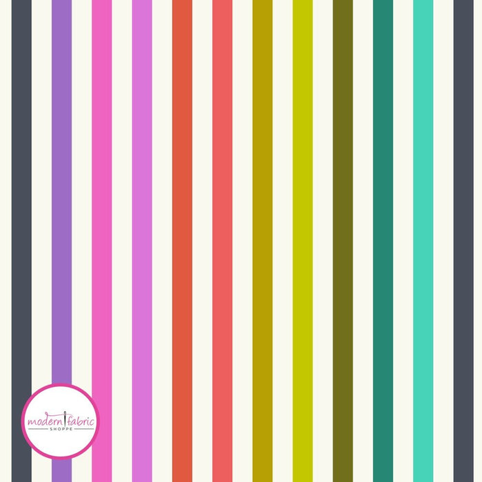 PRE-ORDER Tula Pink Tabby Road- Disco Stripe PWTP231.PRISM- Half Yard - Modern Fabric Shoppe