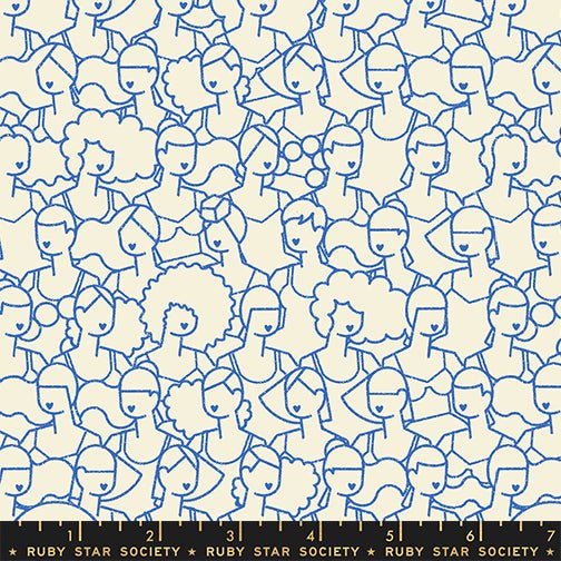 PRE-ORDER Water- Collaboration by Ruby Star Society- Swim Parade RS 5130 13-Royal Blue- Half Yard- January 2024 - Modern Fabric Shoppe
