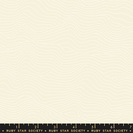 PRE-ORDER Water- Collaboration by Ruby Star Society- Wavelength RS 5129 11-Natural- Half Yard- January 2024 - Modern Fabric Shoppe