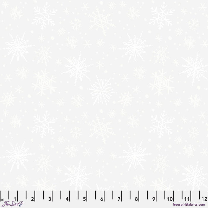 PRE-ORDER Winter Joy by Cori Dantini- Dancing Snowflakes PWCD108.XWHITE- June 2024 - Modern Fabric Shoppe
