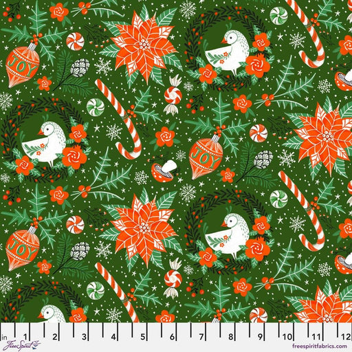 PRE-ORDER Winter Joy by Cori Dantini- Sweet Tree PWCD100.XHUNTER- June 2024 - Modern Fabric Shoppe