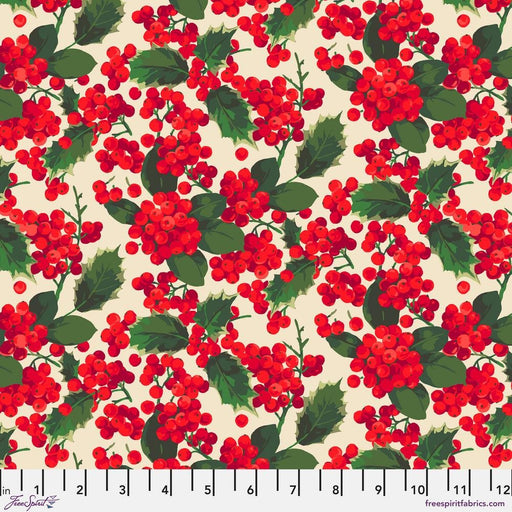 PRE-ORDER Winterberry by Martha Negley- Holly Berry PWMN035.RED- June 2024 - Modern Fabric Shoppe