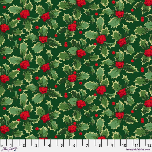 PRE-ORDER Winterberry by Martha Negley- Holly PWMN037.DARKGREEN- June 2024 - Modern Fabric Shoppe