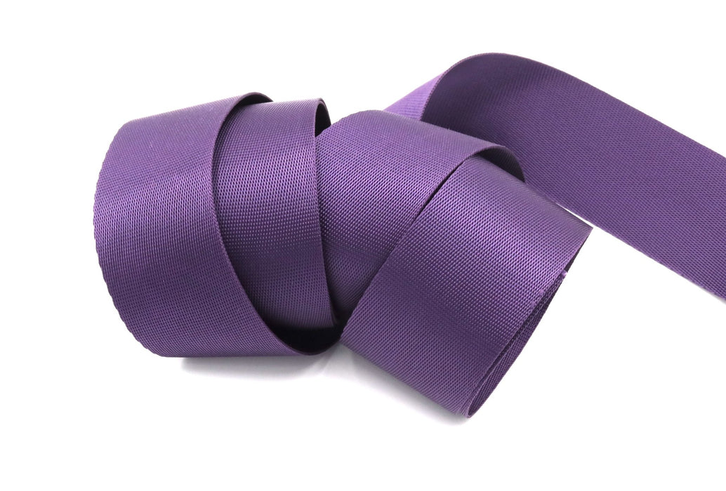 Purple 1.5 inch (38mm) width Nylon Webbing- by the yard - Modern Fabric Shoppe