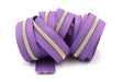 Purple- #5 Gold Nylon Coil Zipper Tape - Modern Fabric Shoppe