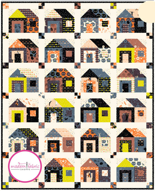 Ruby Star Society- Cabin City Quilt Kit featuring Good Spirits- July 2024 - Modern Fabric Shoppe