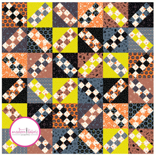 Ruby Star Society- Five and Dime Quilt Kit featuring Good Spirits- July 2024 - Modern Fabric Shoppe