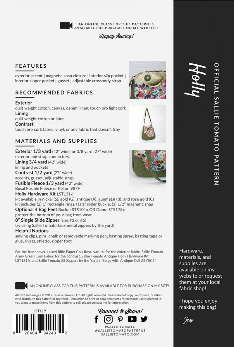 Sallie Tomato- Holly - Modern Fabric Shoppe