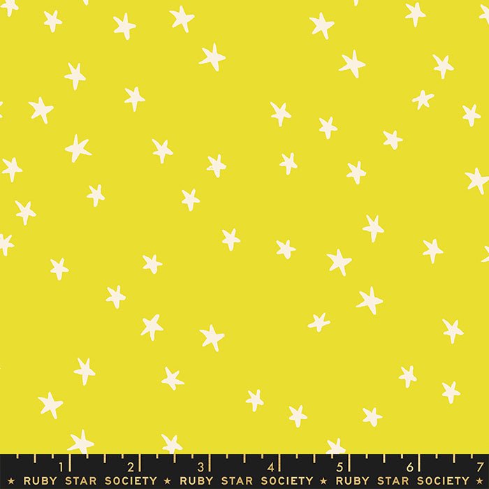Starry by Alexia Marcella Abegg- Starry RS 4109 47- Citron- Half Yard - Modern Fabric Shoppe
