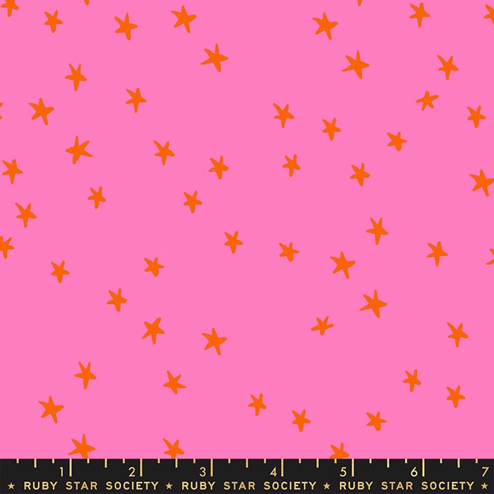 Starry by Alexia Marcelle Abegg- Starry RS 4109 41- Vivid Pink- Half Yard - Modern Fabric Shoppe
