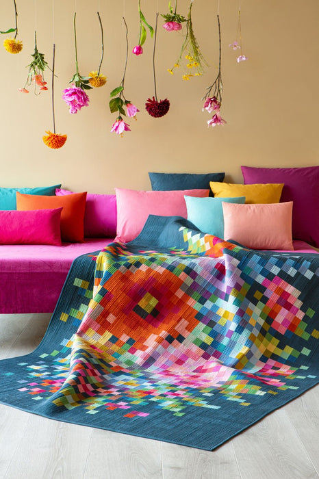 TILDA Basics- Embroidered Flower Quilt Kit - Modern Fabric Shoppe