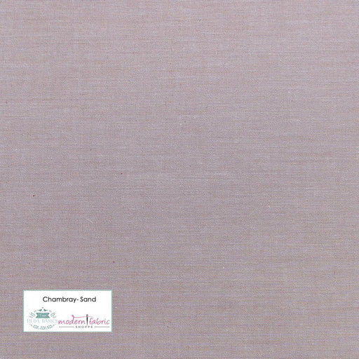 Tilda Chambray Basics- TIL160003-Sand- Half Yard - Modern Fabric Shoppe
