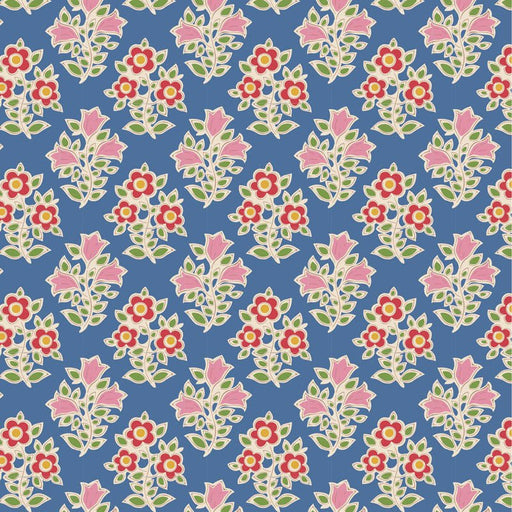 Tilda Jubilee Blenders- Farm Flowers TIL110101-Blue- Half Yard- February 2024 - Modern Fabric Shoppe