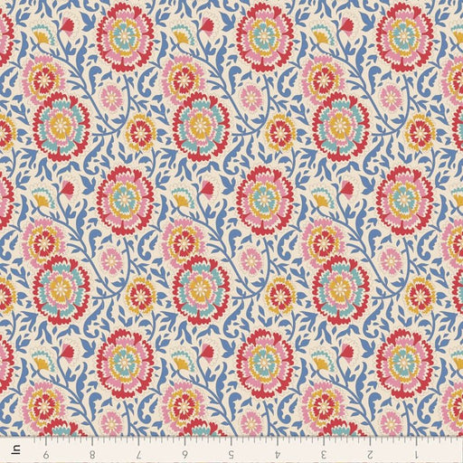 Tilda Jubilee- Elodie TIL100560-Blue- Half Yard- February 2024 - Modern Fabric Shoppe