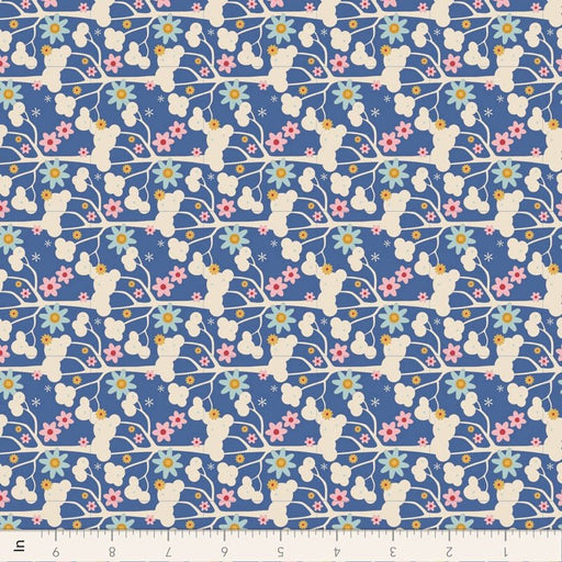 Tilda Jubilee- Wildgarden TIL100552-Blue- Half Yard- February 2024 - Modern Fabric Shoppe