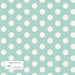 Tilda Medium Dots- TIL130001-Teal- Half Yard - Modern Fabric Shoppe