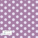 Tilda Medium Dots- TIL130009-Lilac- Half Yard - Modern Fabric Shoppe