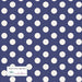 Tilda Medium Dots- TIL130026-Night Blue- Half Yard - Modern Fabric Shoppe