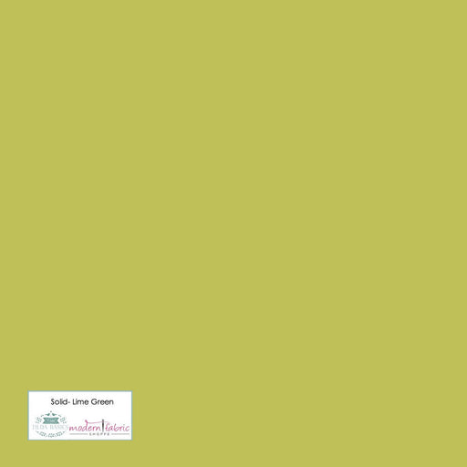 Tilda- Solid TIL120028-Lime Green- Half Yard - Modern Fabric Shoppe