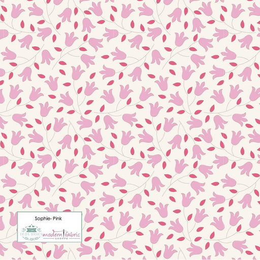 Tilda Sophie Basic TIL130096-Pink- Half Yard - Modern Fabric Shoppe