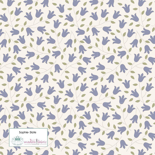 Tilda Sophie Basic TIL130099-Slate- Half Yard - Modern Fabric Shoppe
