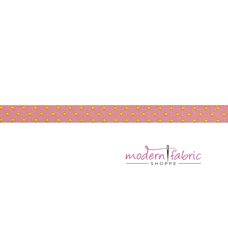 Tula Pink-Dots Flare Reversible- Tiny Strips and Dots- 3/8"- By the Yard