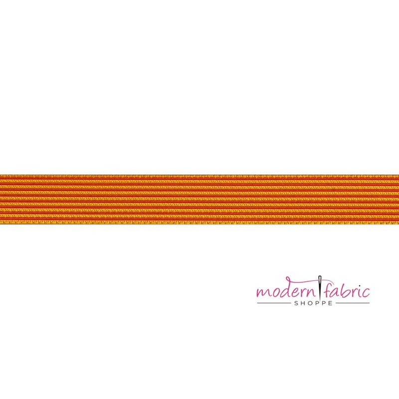 Tula Pink-Stripes Sunrise Reversible- Tiny Strips and Dots- 5/8"- By the Yard