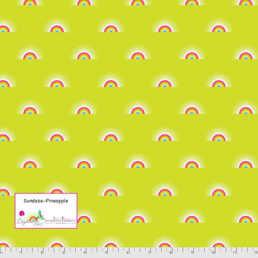 Tula Pink Daydreamer, Sundaze- PWTP176.PINEAPPLE- Half Yard - Modern Fabric Shoppe