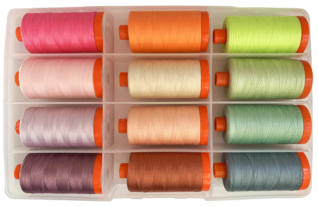 Tula Pink Neons & Neutrals Thread 50 wt.- 12 Large spools - Modern Fabric Shoppe