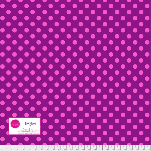 Tula Pink- True Colors Pom Poms- PWTP118.FOXGLOVE- Half Yard - Modern Fabric Shoppe