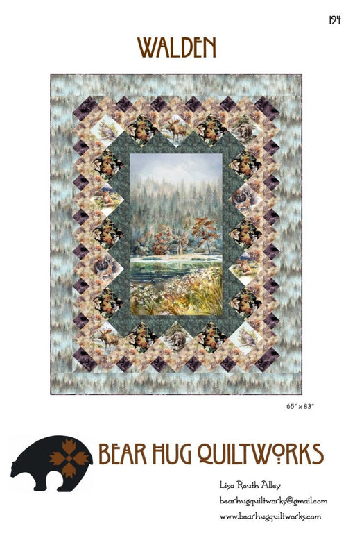Walden Quilt Pattern by Bear Hug Quiltworks - Modern Fabric Shoppe